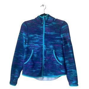 Ivivva‎ by Lululemon Girl's Turquoise & Purple Zip-up Hoodie Jacket